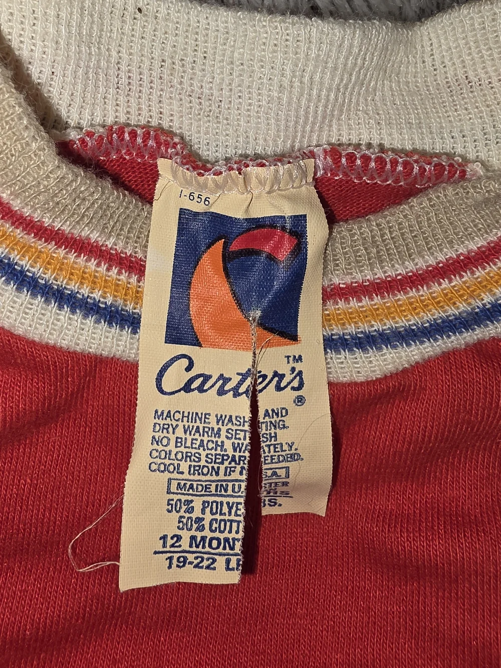 Carters Vintage Lot Of Size 12 Month Clothes